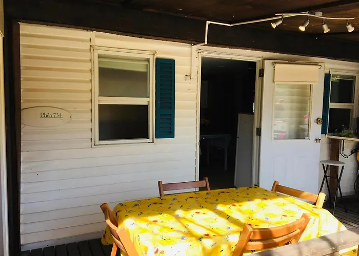 Mobil-Home Avec Grand Jardin